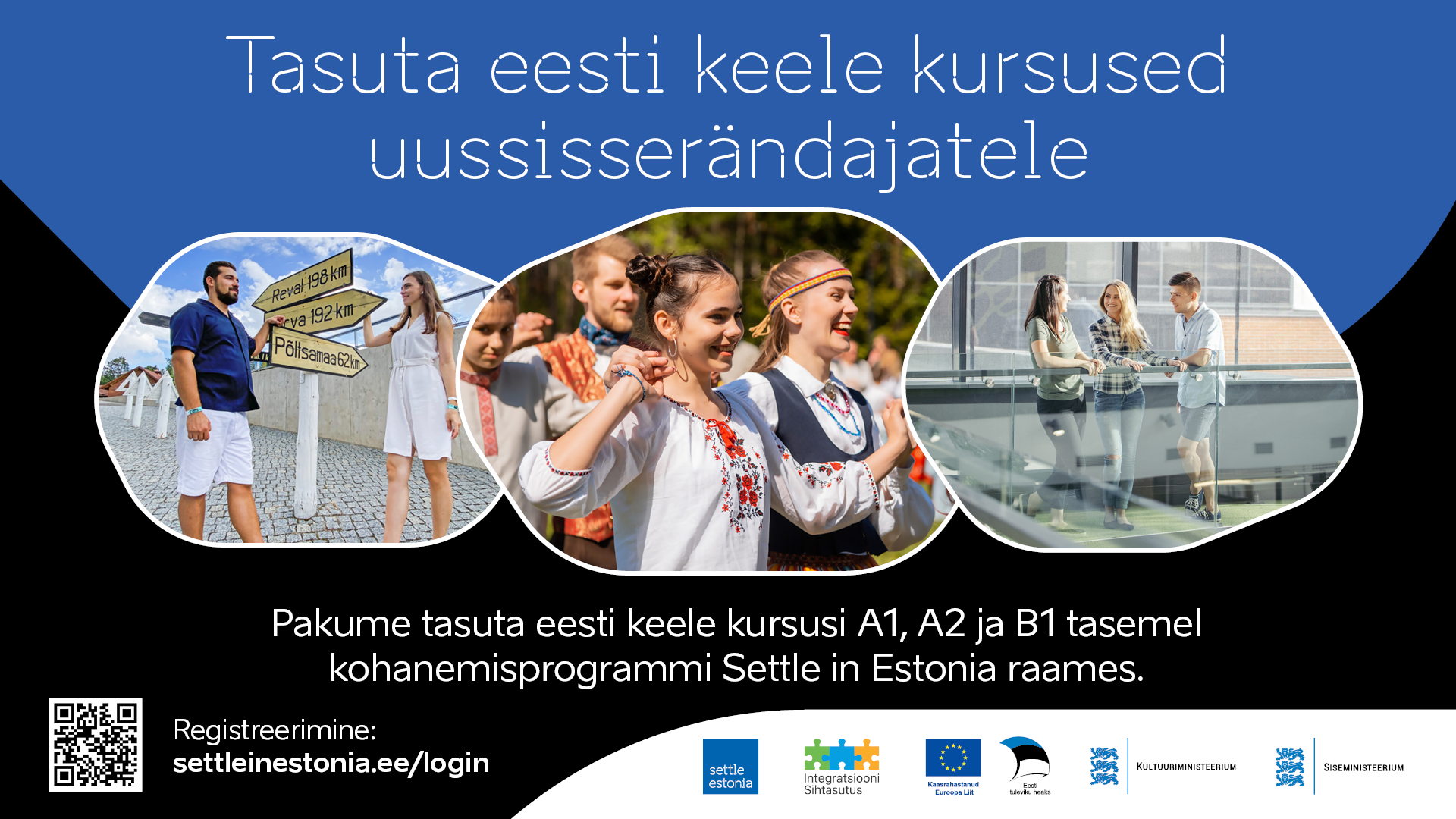 Kutsume uussisserändajaid keele kursustele ja kohanemiskoolitustele 